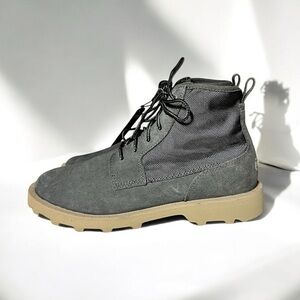 🌻NEW w.tags SOREL Caribou Gray OTM Waterproof Boots Men's Size 8